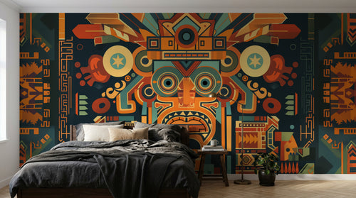 Design A0713 — Papier peint Ethnique Tribal Africain — Novomur