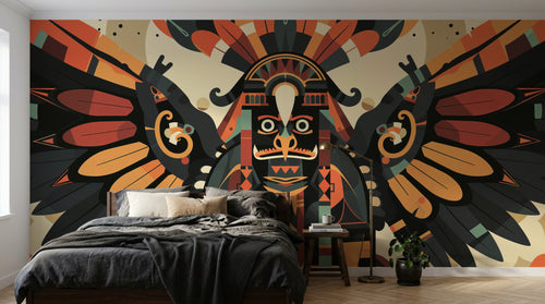Design A0714 — Papier peint Ethnique Tribal Africain — Novomur