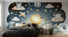 Papier peint Ciel Nocturne Enfant - Collection 1 - Sur mesure - Design F0412