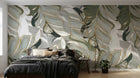 Design SK0995 — Papier peint Palmier Tropical Doré Luxe - Collection 1 — Novomur