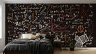 Design SL0674 — Papier peint Tableau Noir Mathématiques — Novomur
