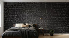 Design SL0676 — Papier peint Tableau Noir Mathématiques — Novomur