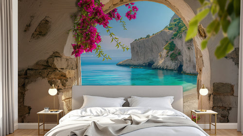 Design A0021 — Papier peint Paysage Plage et Mer — Novomur