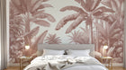 Design A0031 — Papier peint Jungle Tropicale Dense Aquarelle — Novomur