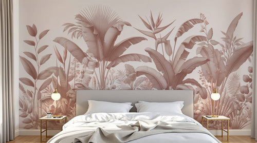Design A0032 — Papier peint Cerisier Blanc et Prunier — Novomur