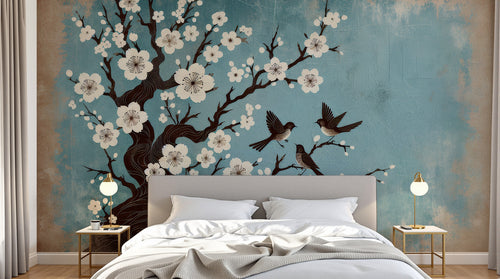 Design A0038 — Papier peint Jungle Tropicale Dense Aquarelle — Novomur