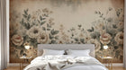 Design A0042 — Papier peint Floral Pivoines et Roses - Collection 1 — Novomur