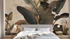 Design A0061 — Papier peint Palmier Tropical Vert - Collection 1 — Novomur