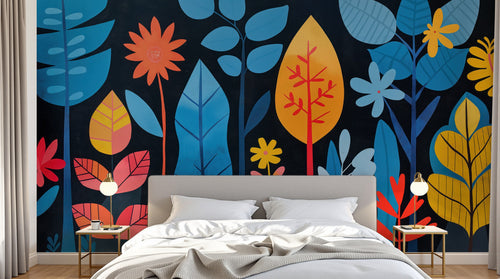 Design A0063 — Papier peint Botanique Feuillage - Collection 2 — Novomur
