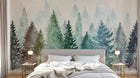 Design A0110 — Papier peint Forêt Pins et Sapins - Collection 2 — Novomur
