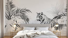 Design A0111 — Papier peint Jungle Enfant Tigre & Singes — Novomur