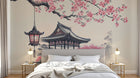 Design A0112 — Papier peint Cerisier Rose — Novomur