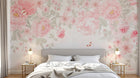 Design A0134 — Papier peint Floral Pivoines et Roses - Collection 2 — Novomur