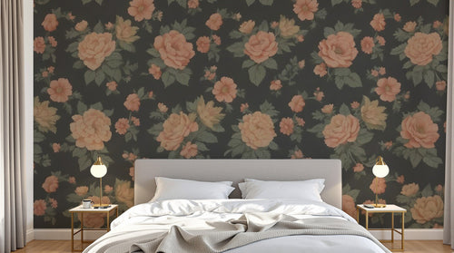 Papier peint Liberty Floral - Sur mesure - Design A0146