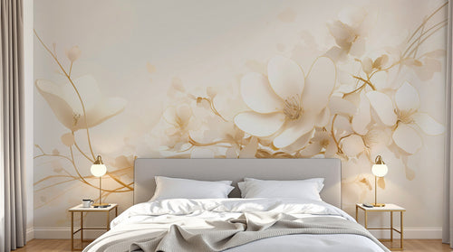 Design A0150 — Papier peint Floral Petites Fleurs — Novomur