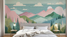 Design A0169 — Papier peint Forêt Pins et Sapins - Collection 2 — Novomur