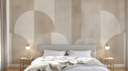 Design A0200 — Papier peint Art Abstrait Bauhaus Beige - Collection 1 — Novomur