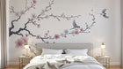 Design A0214 — Papier peint Cerisier Rose — Novomur