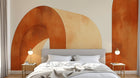 Design A0221 — Papier peint Art Abstrait Bauhaus Beige - Collection 2 — Novomur