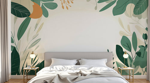 Design A0304 — Papier peint Botanique Feuillage - Collection 1 — Novomur