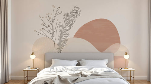 Design A0342 — Papier peint Paysage Montagne Minimaliste - Collection 1 — Novomur