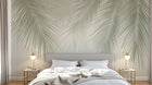 Design A0371 — Papier peint Palmier Tropical Vert - Collection 3 — Novomur