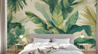 Design A0376 — Papier peint Palmier Tropical Vert - Collection 1 — Novomur