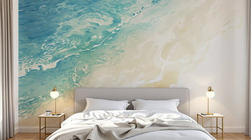 Design A0475 — Papier peint Paysage Plage et Mer — Novomur