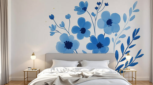 Design A0624 — Papier peint Floral Pivoines et Roses - Collection 1 — Novomur