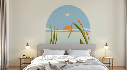 Design A0626 — Papier peint Paysage Plage et Mer — Novomur