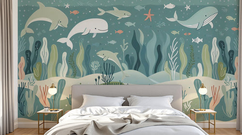 Design A0636 — Papier peint Océan Enfant — Novomur