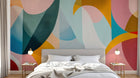 Design A0715 — Papier peint Coups de Pinceau et Aquarelle Libre — Novomur