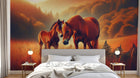 Design A0798 — Papier peint Chevaux — Novomur