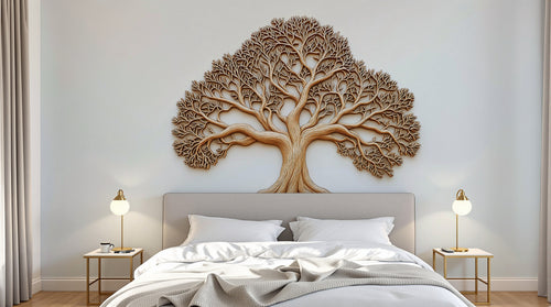 Design A0804 — Papier peint Arbres Décoratifs — Novomur