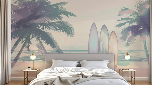 Design A0830 — Papier peint Paysage Plage et Mer — Novomur