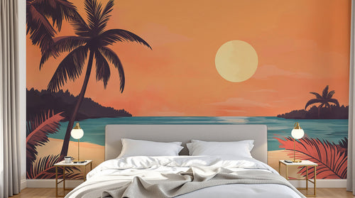 Design A0992 — Papier peint Paysage Plage et Mer — Novomur