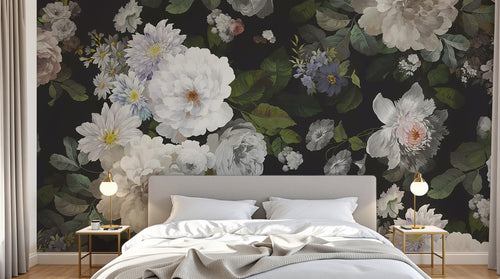Design C0725 — Papier peint Floral Vintage Baroque — Novomur