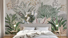 Design D0053 — Papier peint Palmier Tropical Vert - Collection 3 — Novomur