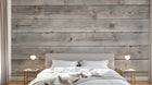 Design D0888 — Papier peint Bois Rustique Blanchi — Novomur