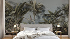 Design E0157 — Papier peint Palmier Tropical Vert - Collection 3 — Novomur