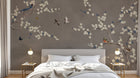 Design E0391 — Papier peint Cerisier Blanc et Prunier — Novomur