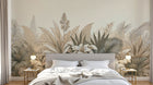 Design F0199 — Papier peint Palmier Tropical Vert - Collection 1 — Novomur