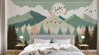 Design F0322 — Papier peint Forêt Pins et Sapins - Collection 2 — Novomur