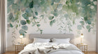 Design F0713 — Papier peint Eucalyptus Botanique Sauge — Novomur