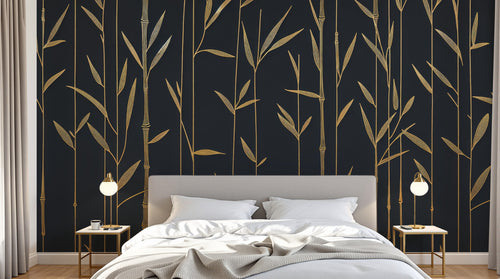 Design F0733 — Papier peint Bambou — Novomur