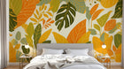 Design F0796 — Papier peint Palmier Tropical Vert - Collection 2 — Novomur