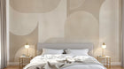 Design F0870 — Papier peint Art Abstrait Bauhaus Beige - Collection 2 — Novomur