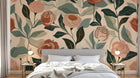 Design F0875 — Papier peint Floral Pivoines et Roses - Collection 2 — Novomur