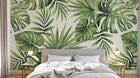 Design SD0468 — Papier peint Palmier Tropical Vert - Collection 4 — Novomur