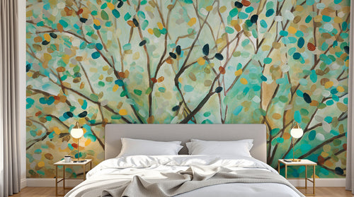 Design SD0503 — Papier peint Arbres Décoratifs — Novomur